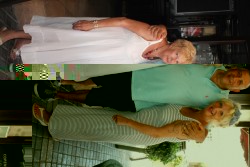 Pix 1 l-r Mary Watson, Chairperson EFRAR 2017, George Ferhatoglu, owner of the Cafe George and Jude Vizzard, EFRAR Committee Member.jpg