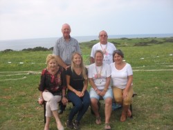 l-r Mary Watson, Maj (Retd) Brian Thomas MBE, Caroline Griffiths, Gill Moon, Ivor Moon, Sandra Miles.jpeg