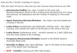 Border crossings