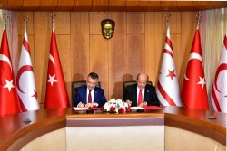 Turkey's Vice President and TRNC Prime Minister today