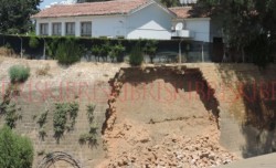 Lefkoşa's old city walls being damaged by the weeds